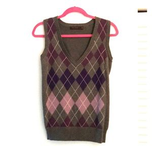 The Limited Argyle vest